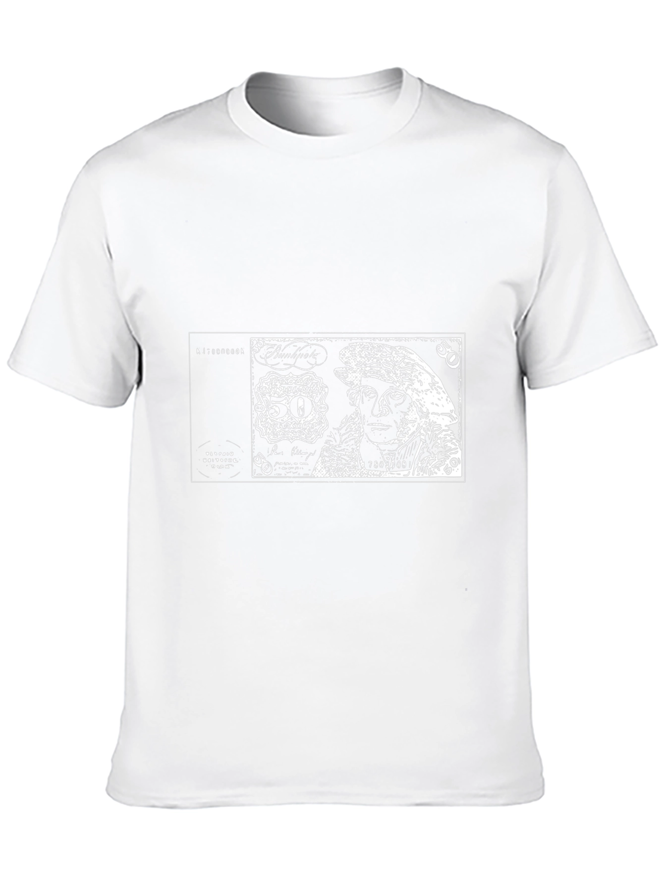 Unique Graphic Tee - Black