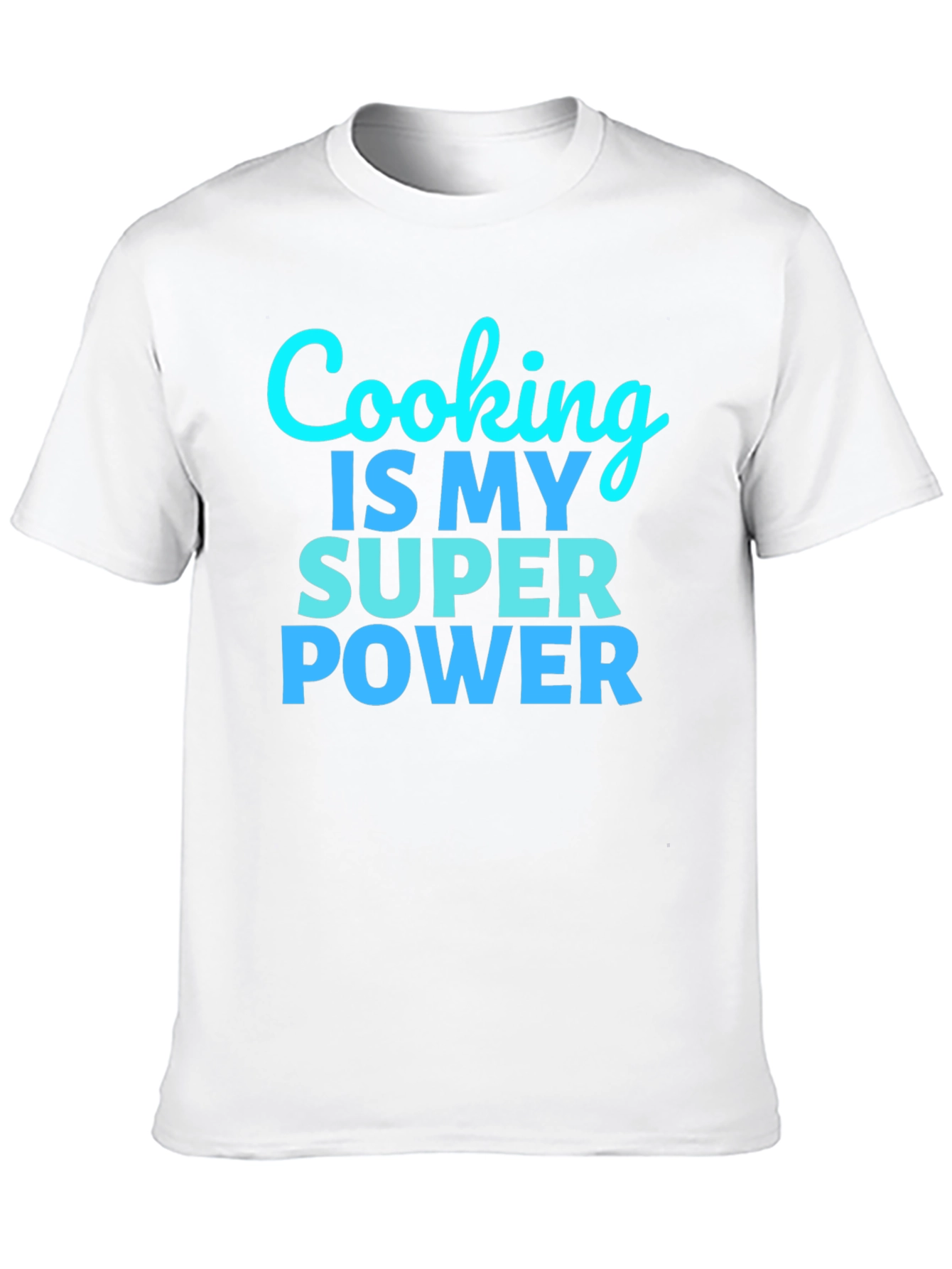 Cooking is my Super Power Black T-Shirt