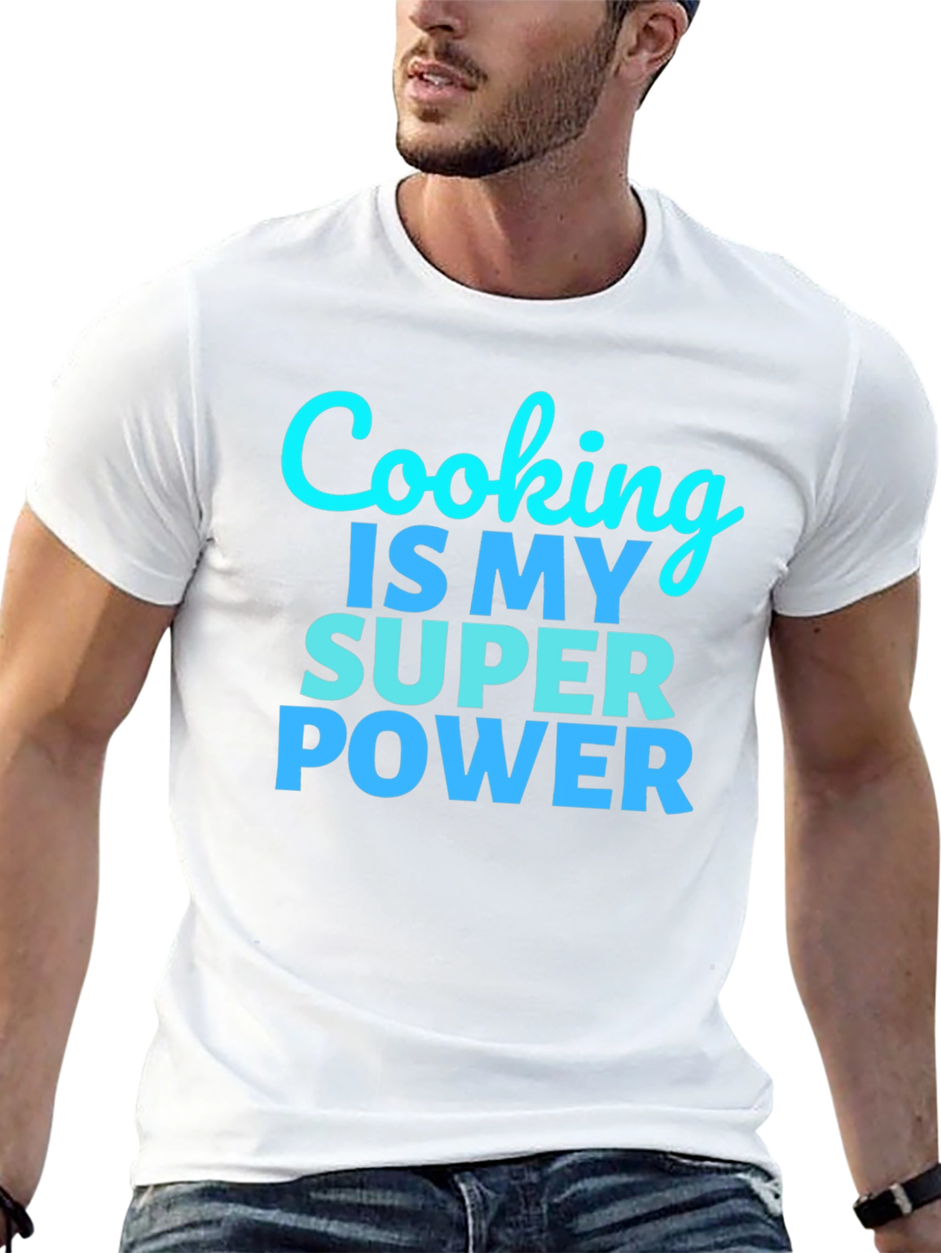 Cooking is my Super Power Black T-Shirt