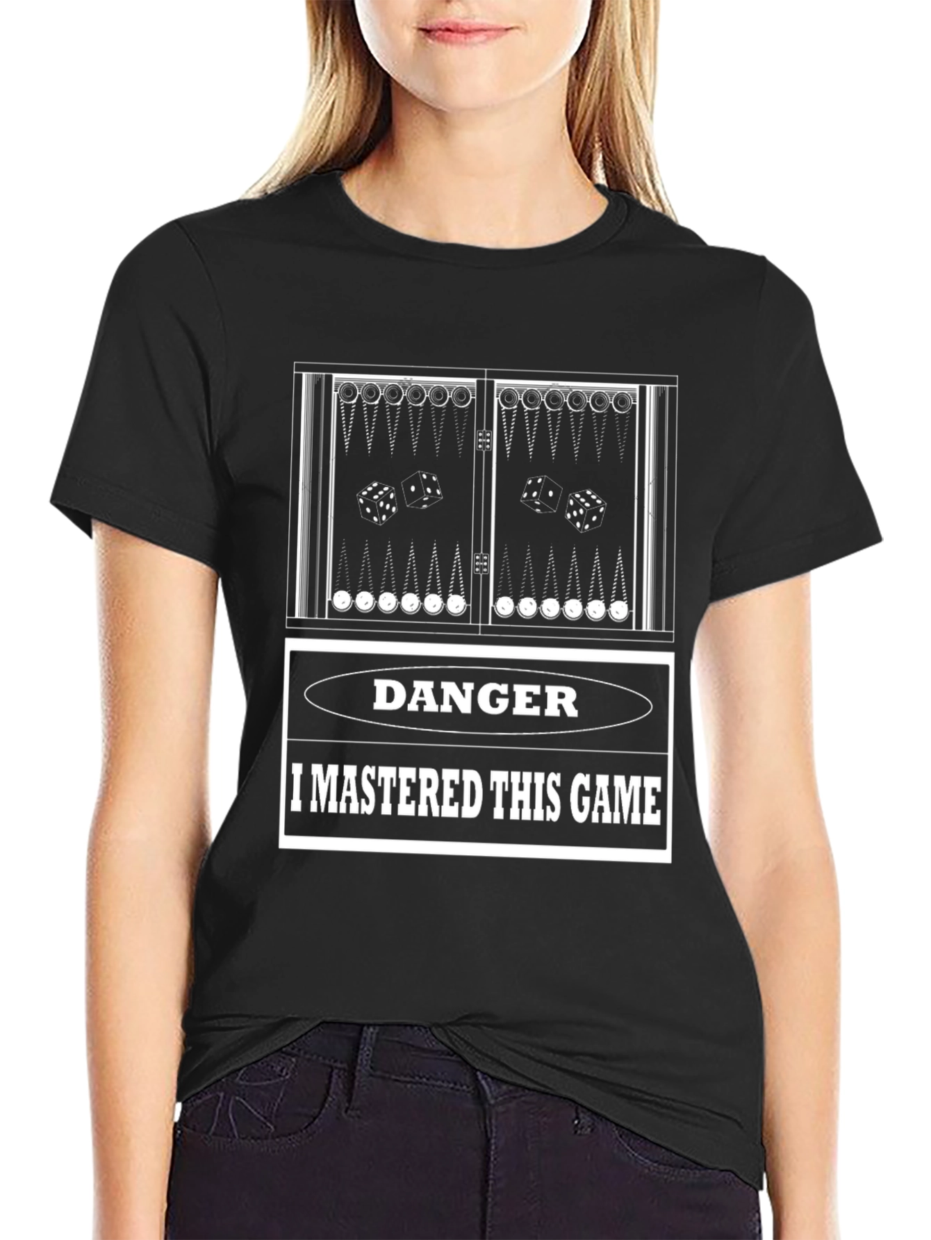 Danger: I Mastered This Game Backgammon T-Shirt