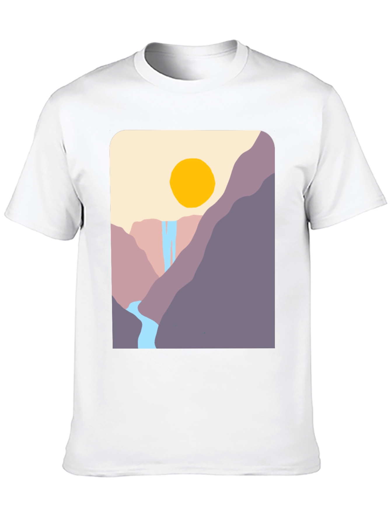 Mountain Vista Graphic Tee - Black