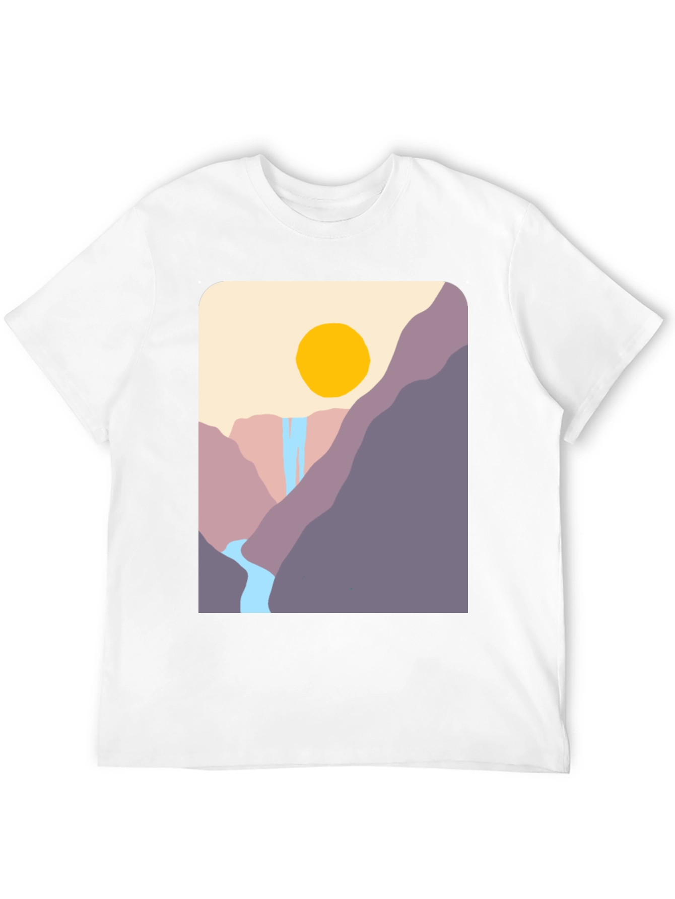 Mountain Vista Graphic Tee - Black