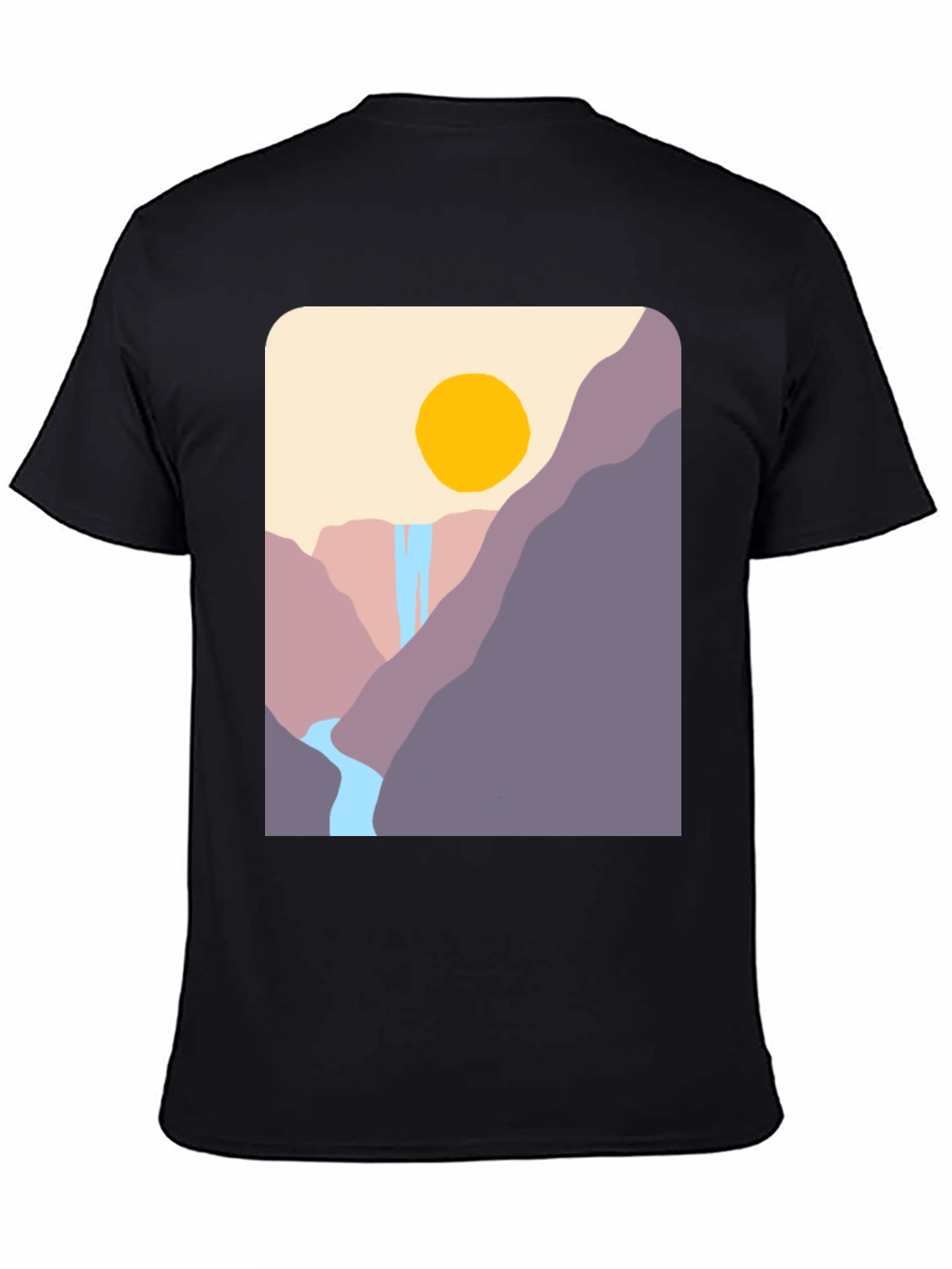 Mountain Vista Graphic Tee - Black