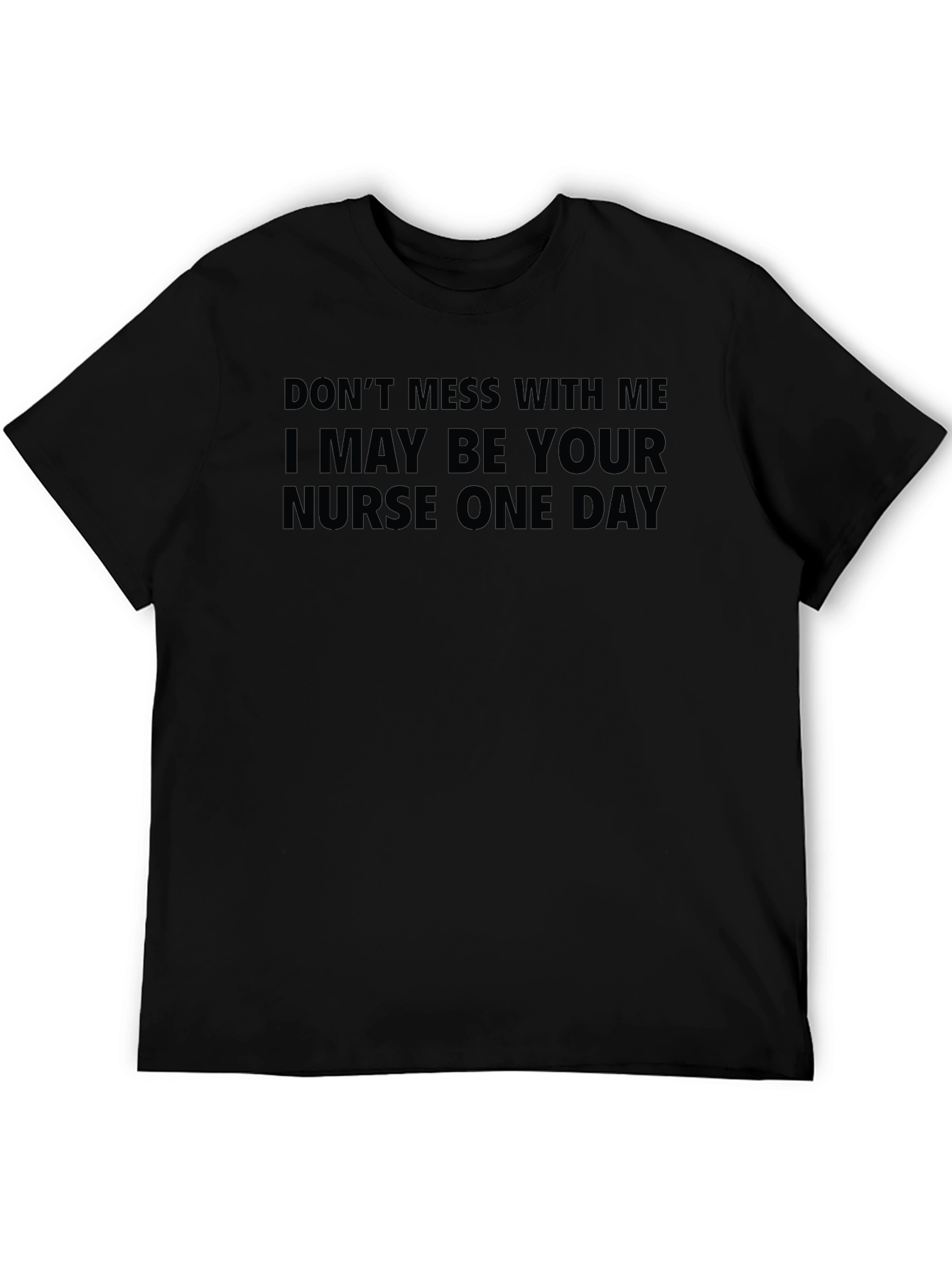 Nurse One Day Graphic T-Shirt - Black