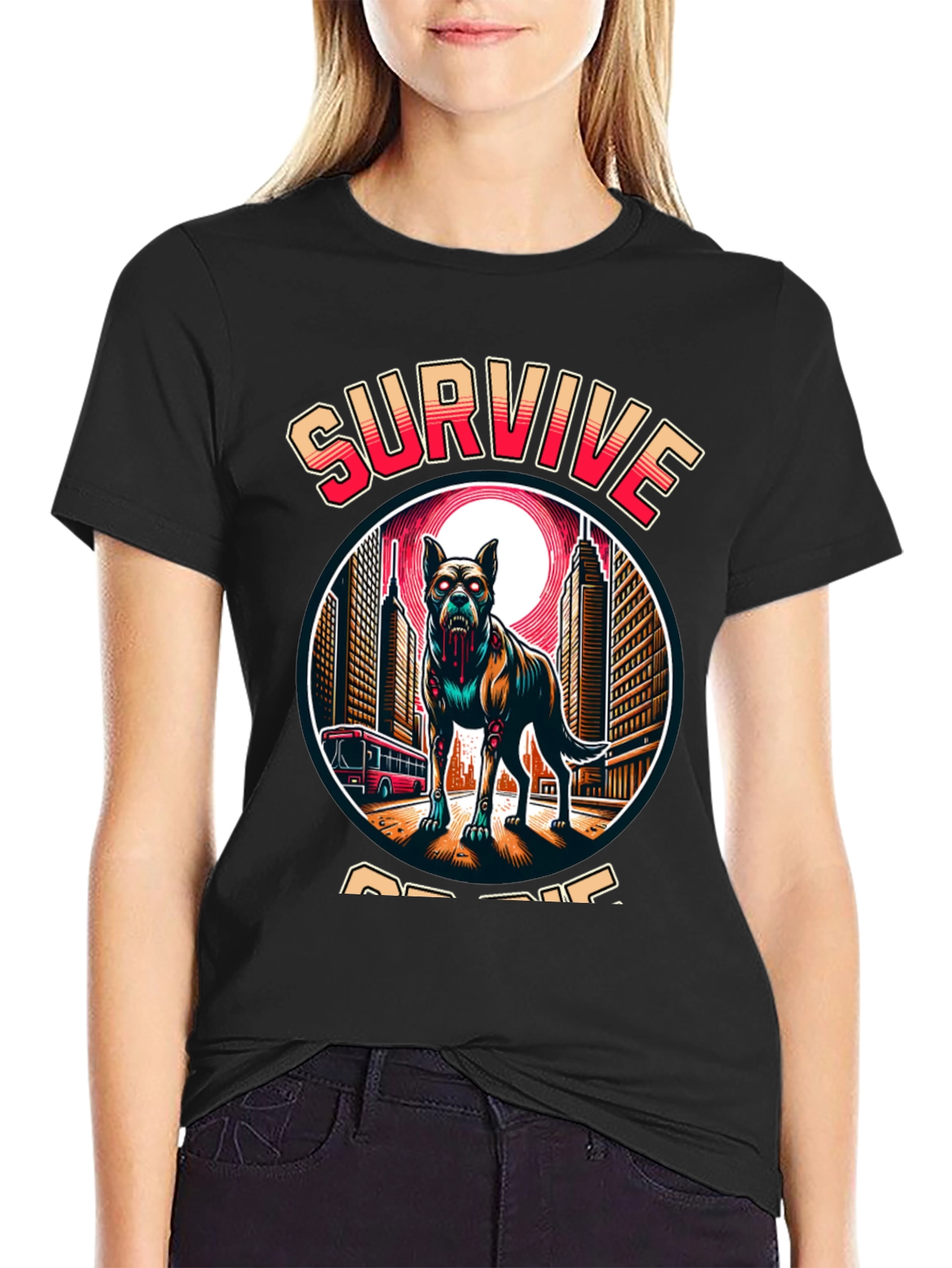 Survive Zombie Dog T-Shirt