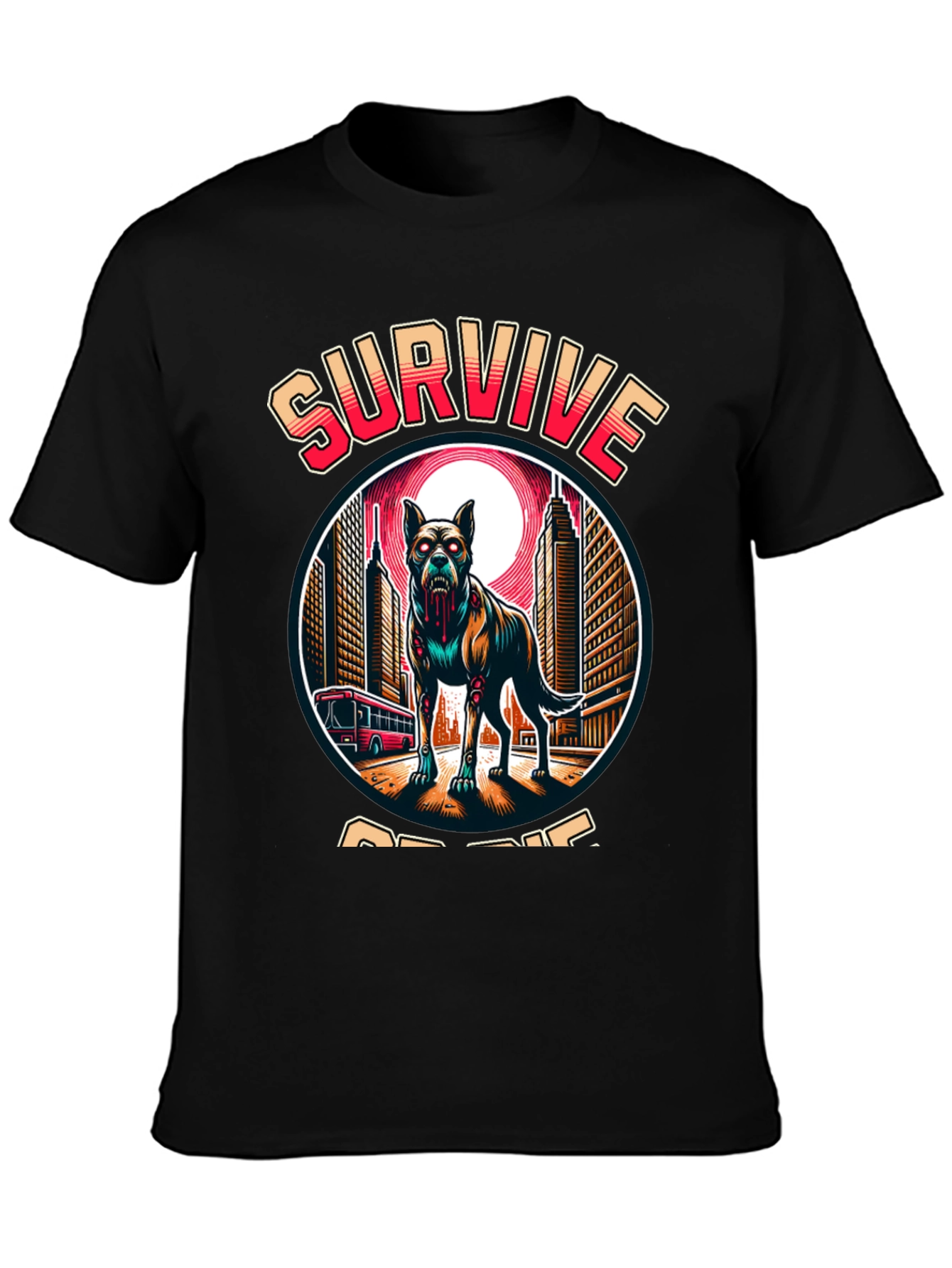 Survive Zombie Dog T-Shirt