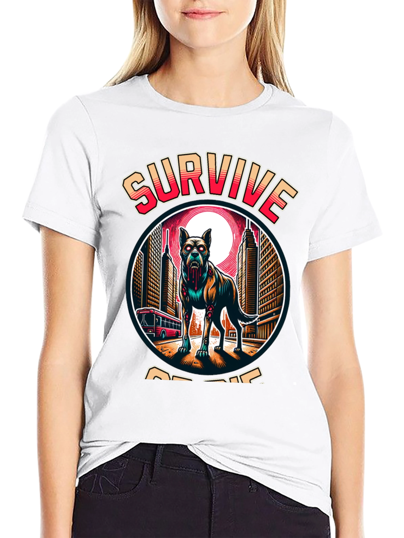 Survive Zombie Dog T-Shirt