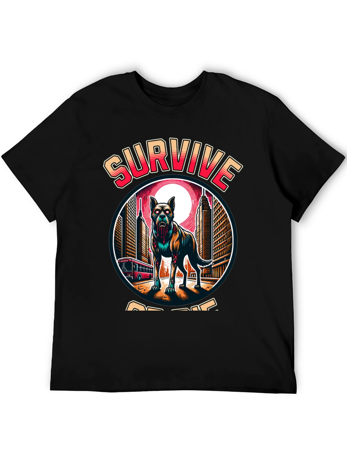 Survive Zombie Dog T-Shirt