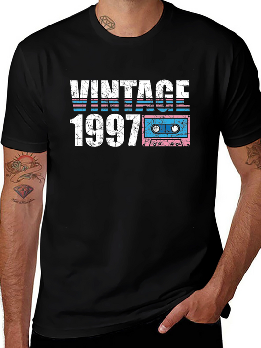 Vintage 1997 Cassette Tape Graphic T-Shirt
