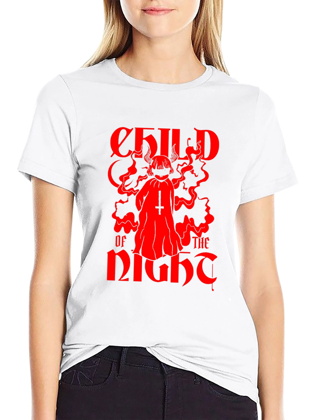 Child of the Night Graphic Tee - Black