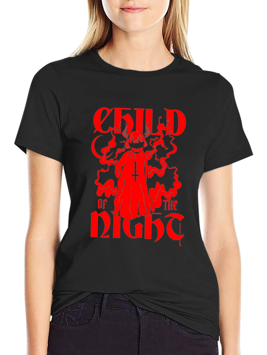 Child of the Night Graphic Tee - Black