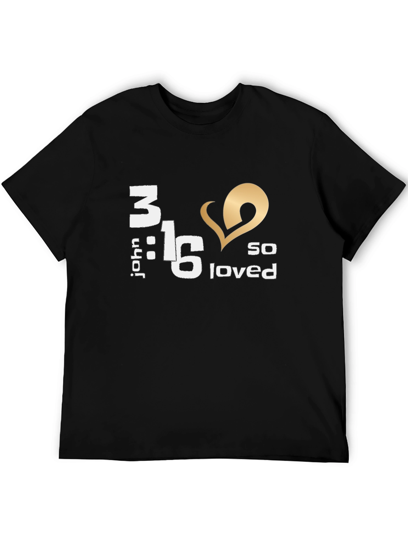 John 3:16 So Loved Graphic Tee