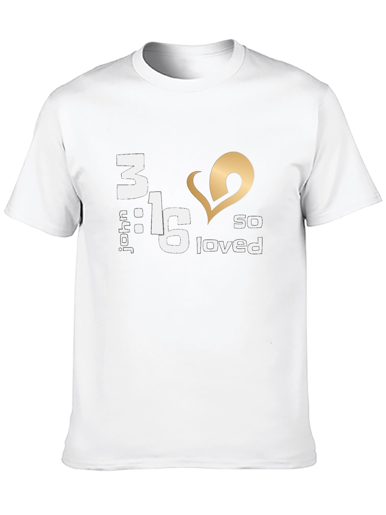 John 3:16 So Loved Graphic Tee
