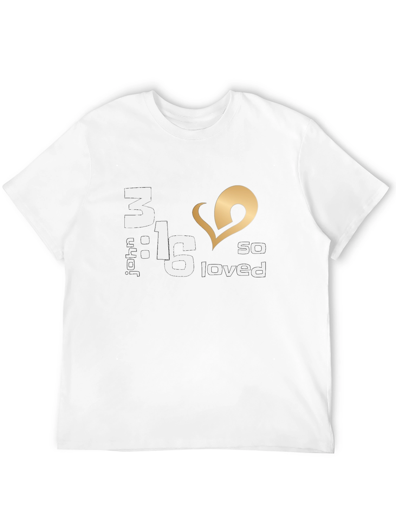 John 3:16 So Loved Graphic Tee