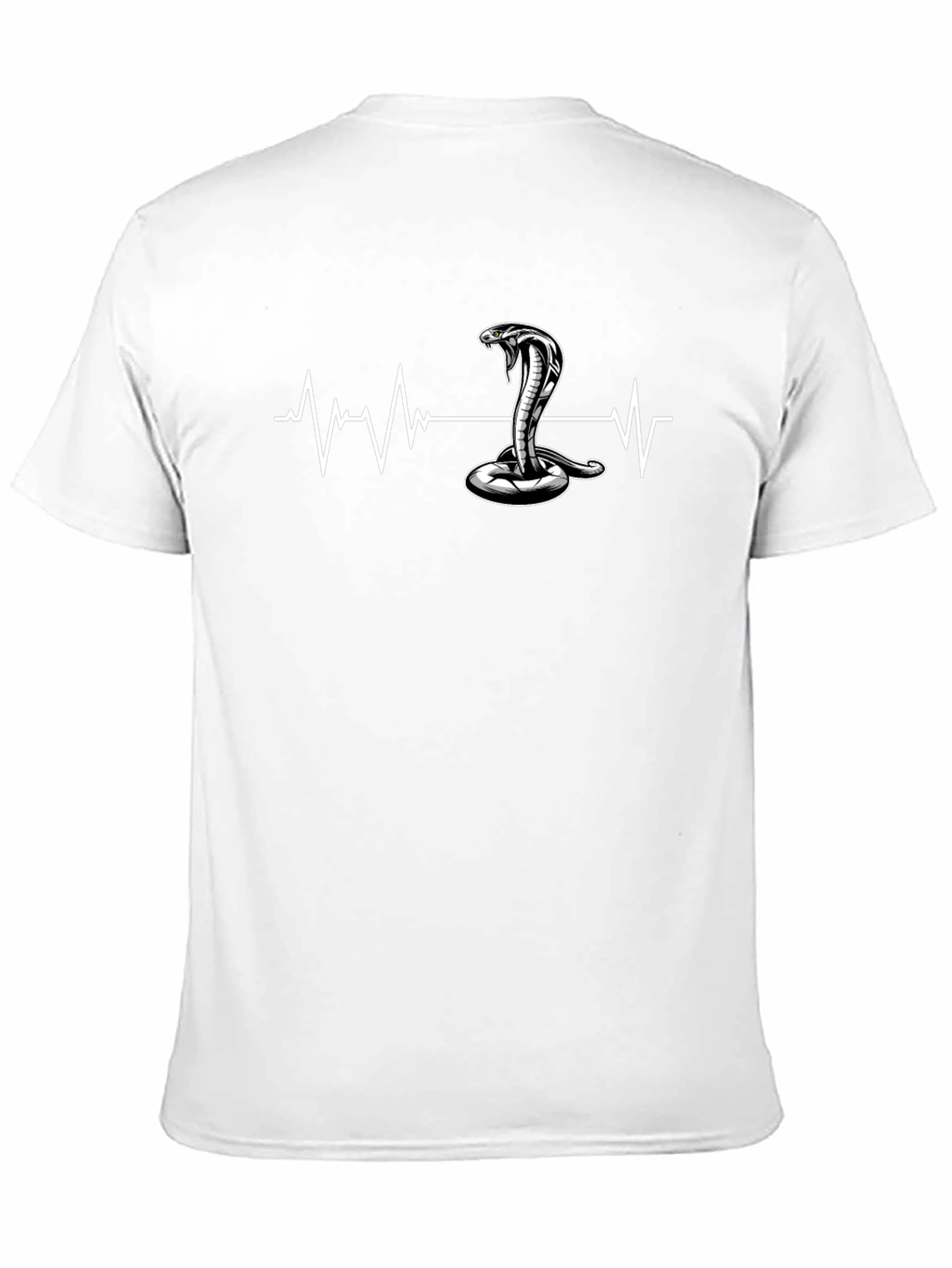 Cobra Heartbeat Graphic T-Shirt - Black