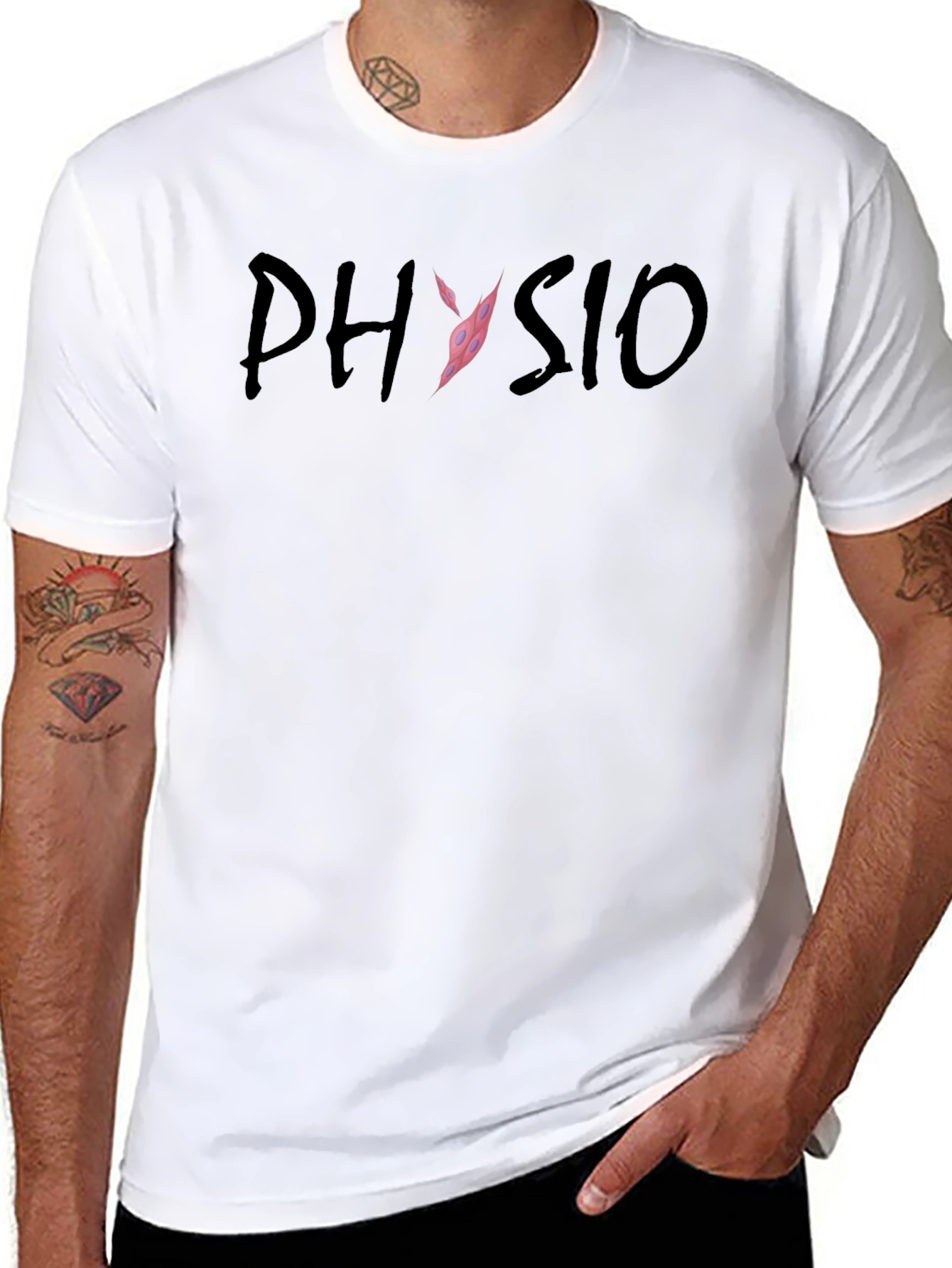 Physio Graphic Tee - Unisex Black T-Shirt