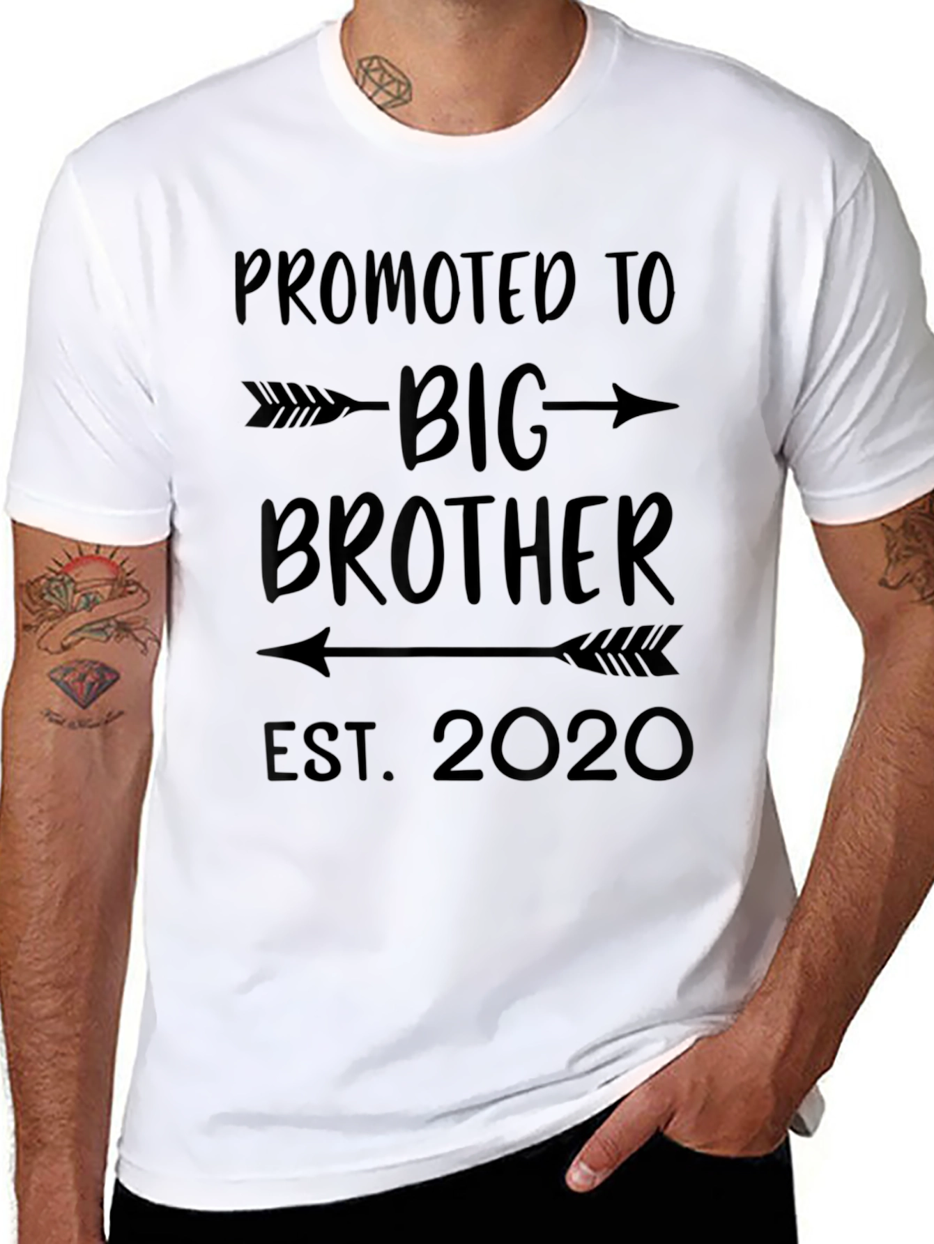 Promoted to Big Brother Est. 2020 T-Shirt