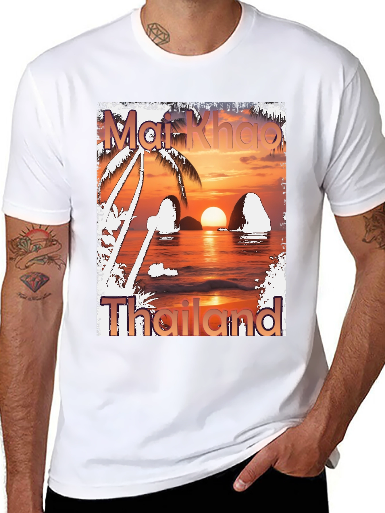 Mai Khao Thailand Sunset T-Shirt