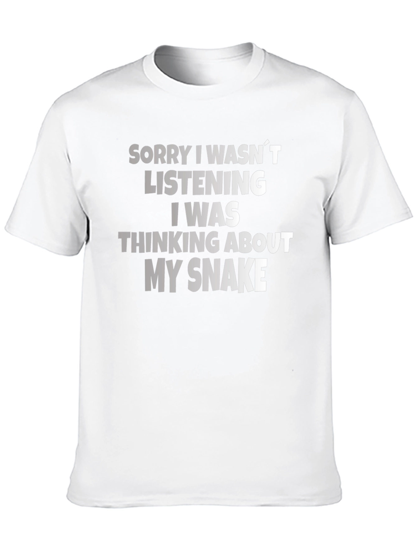 Snake Lover T-Shirt: Sorry Thinking About My Snake