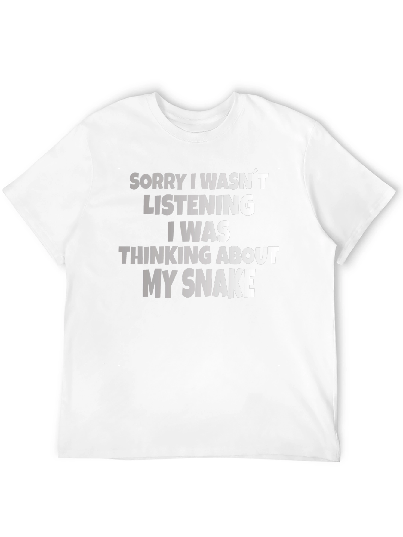 Snake Lover T-Shirt: Sorry Thinking About My Snake