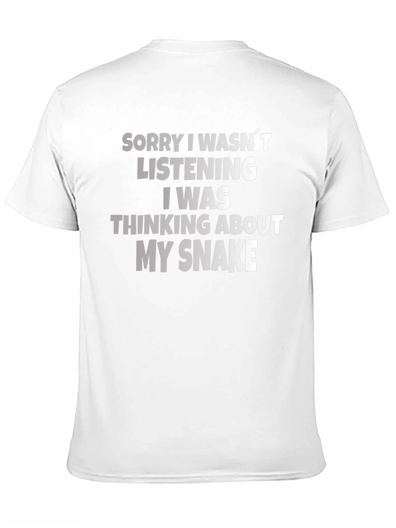 Snake Lover T-Shirt: Sorry Thinking About My Snake