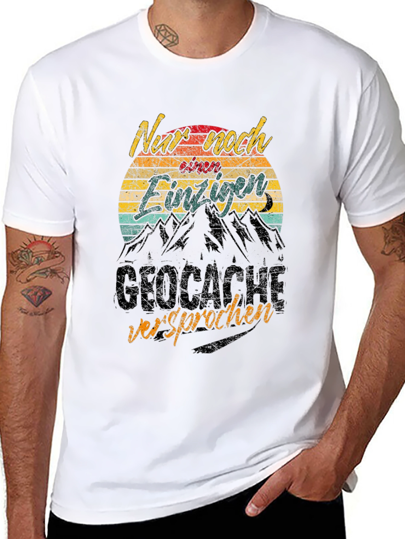 Funny Geocaching T-Shirt - Only One More Geocache