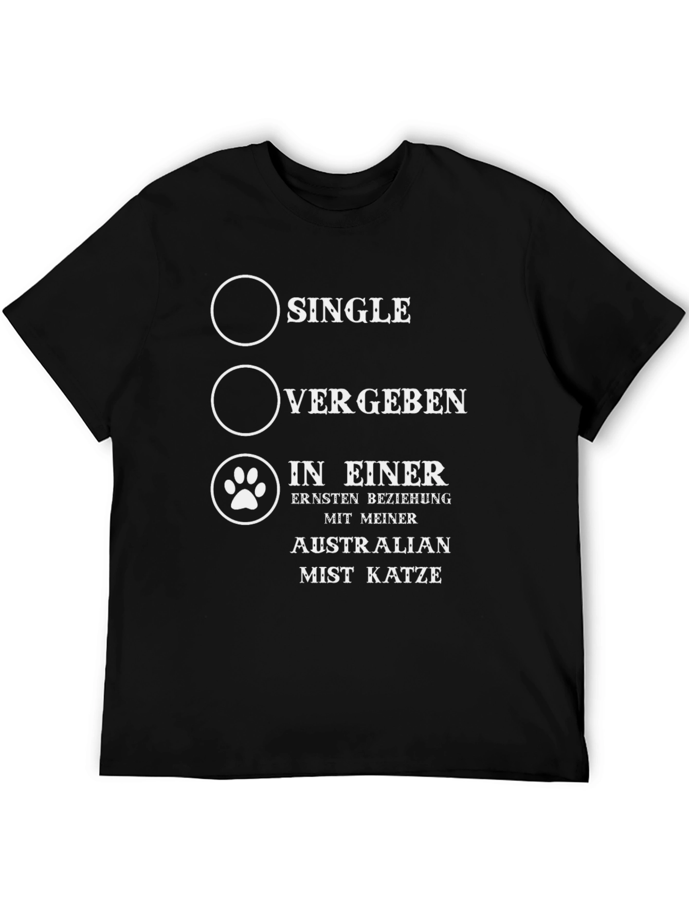 Single Taken Australian Mist Cat T-Shirt