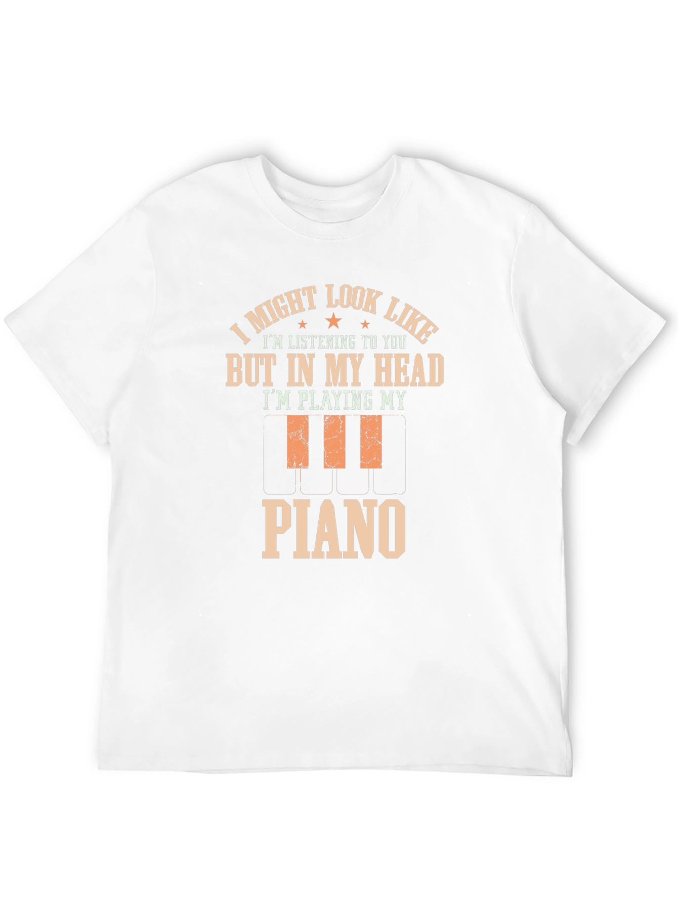 Funny Piano Player T-Shirt - In My Head