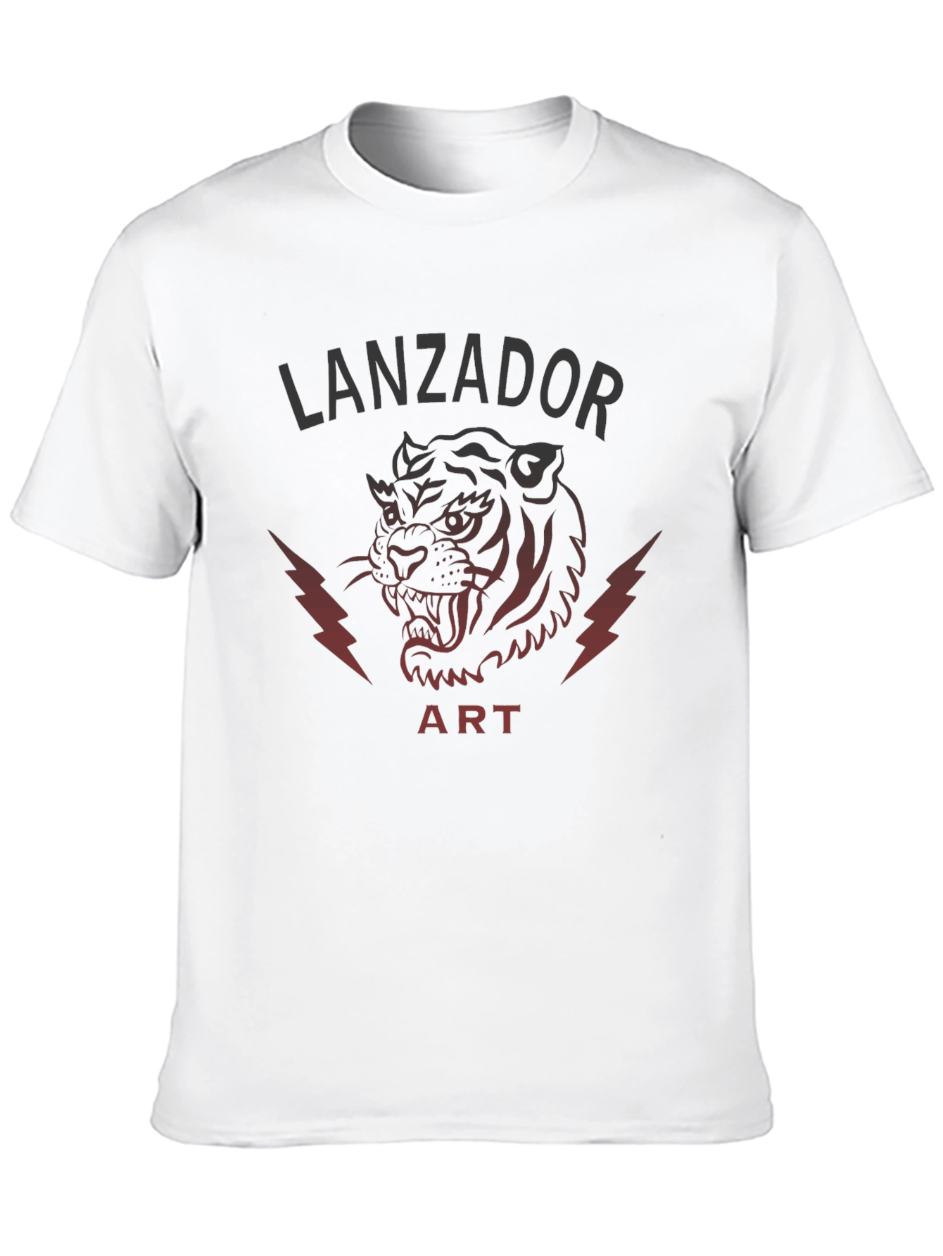 Mens Graphic Tee - Tiger Art
