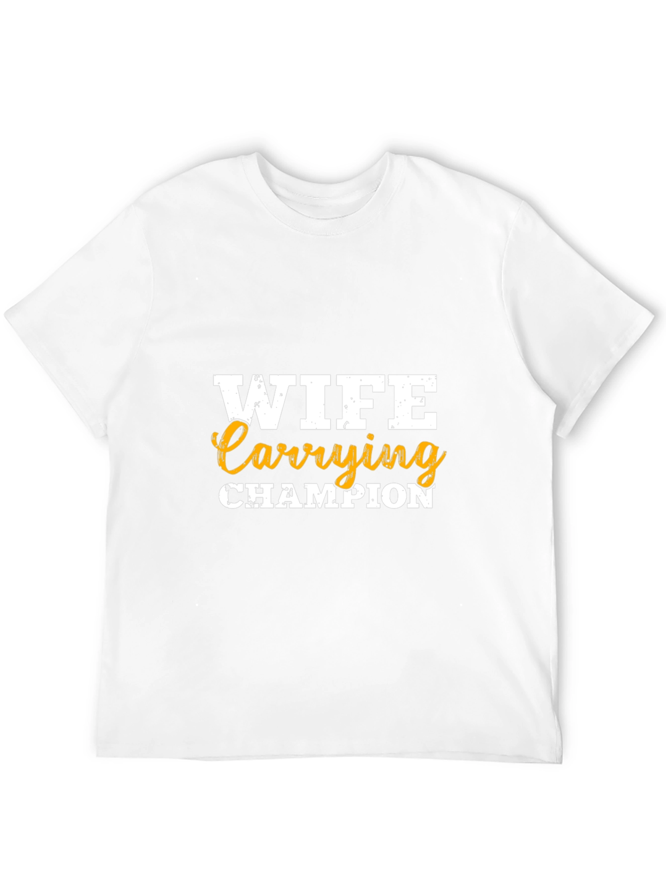 Wife Carrying Champion Graphic Tee - Funny Husband Shirt