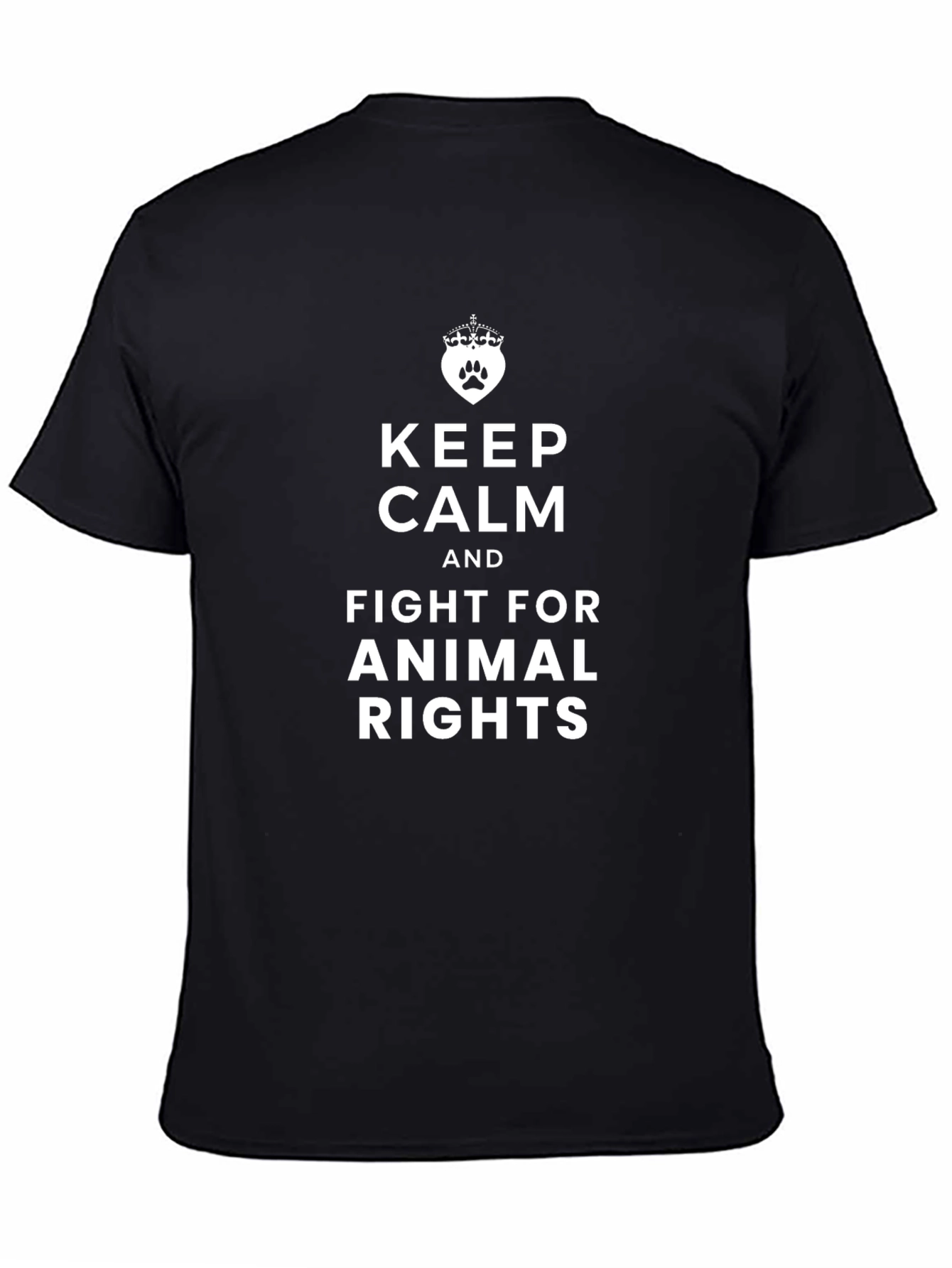 Keep Calm Fight for Animal Rights T-Shirt