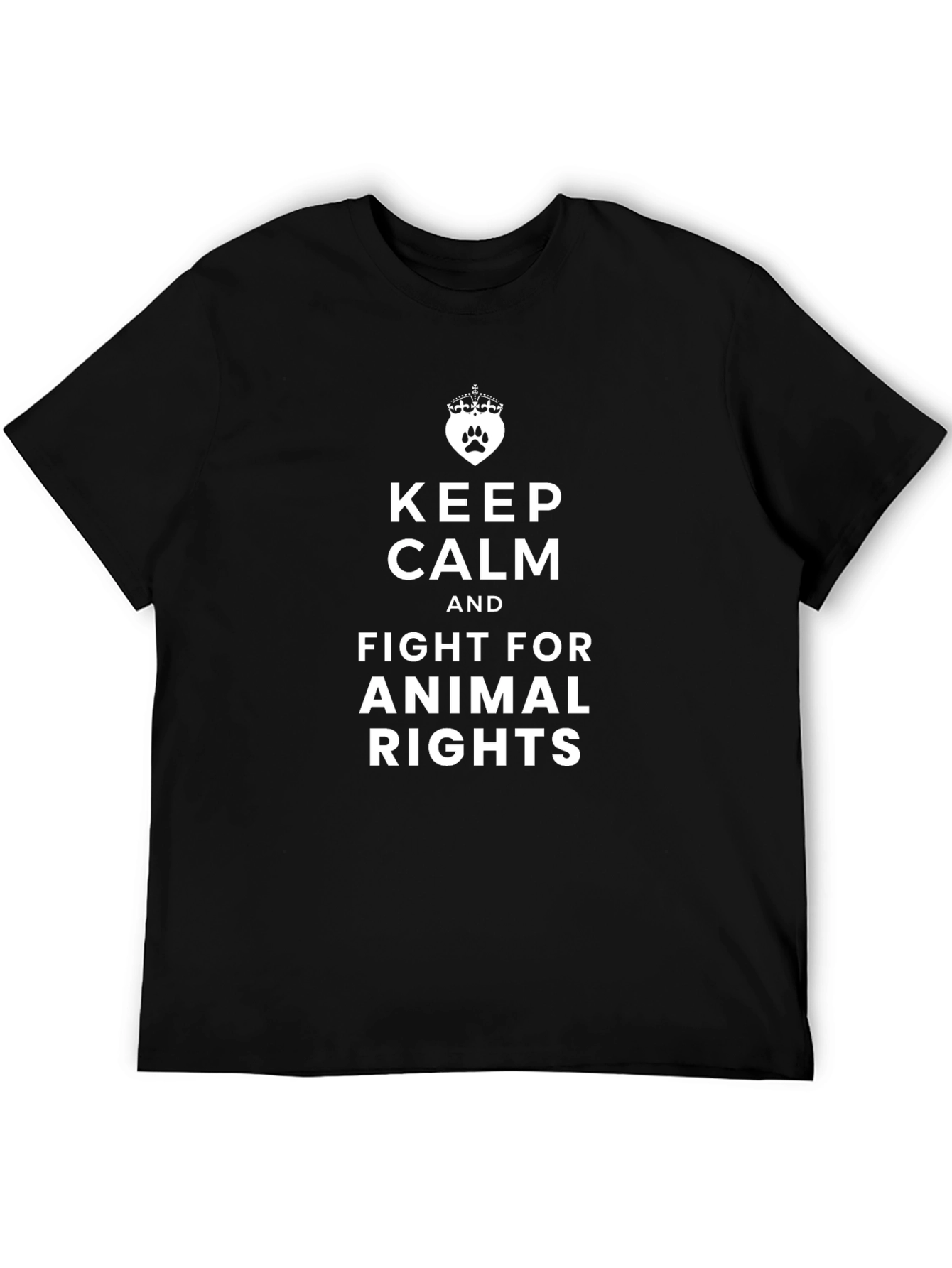 Keep Calm Fight for Animal Rights T-Shirt