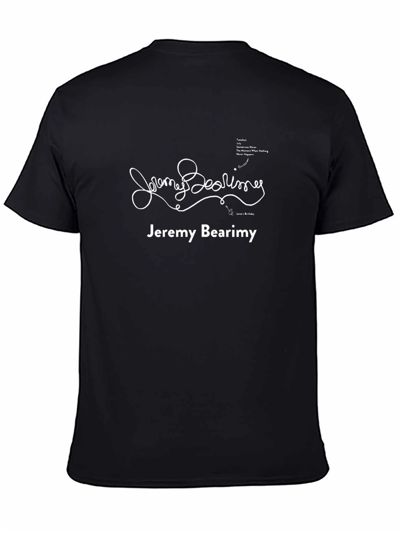 Jeremy Bearimy T-Shirt - Funny Time Concept Tee