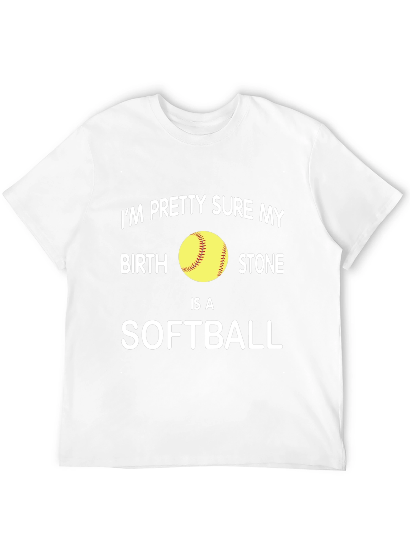 Softball Birthstone T-Shirt