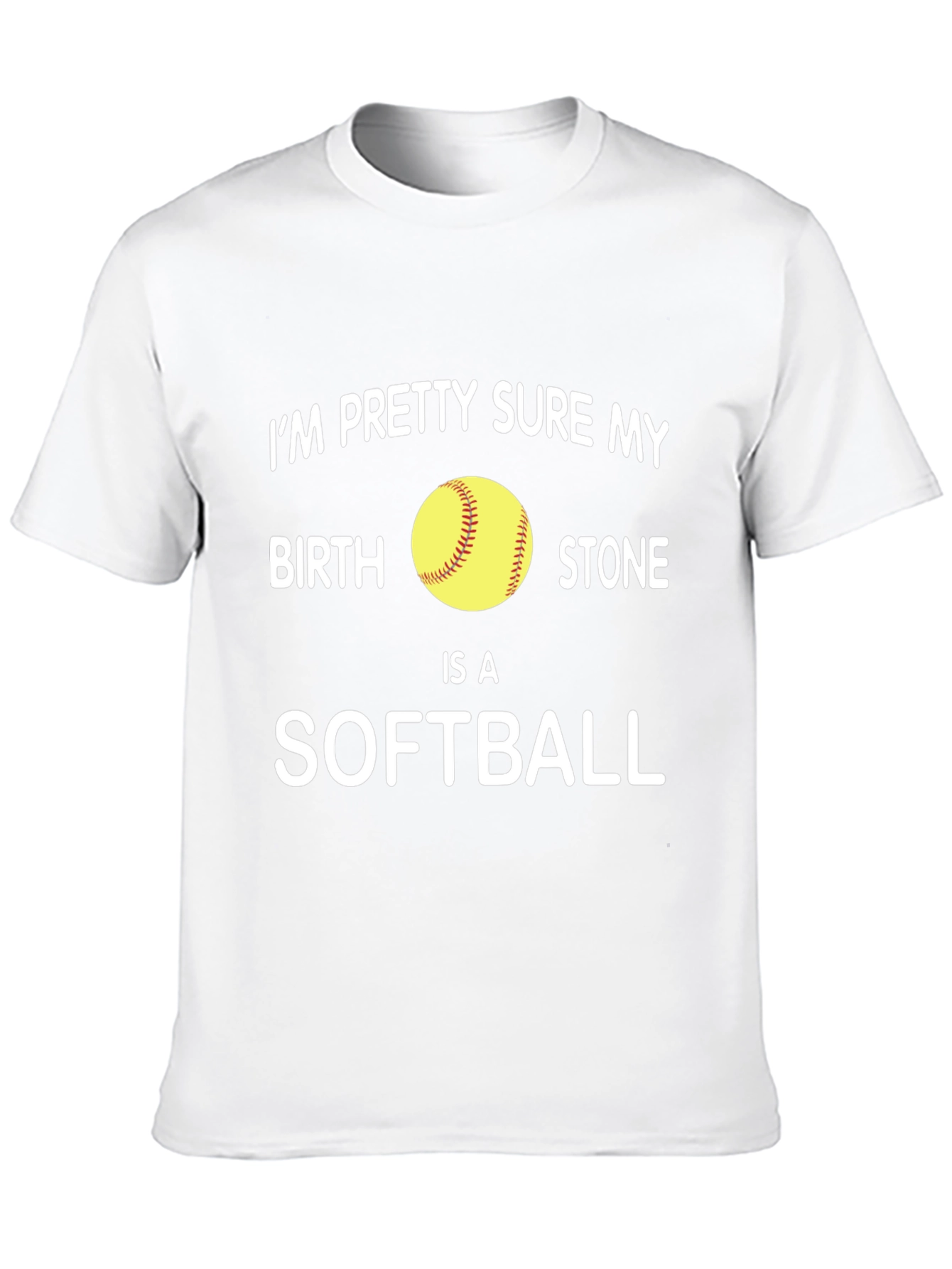 Softball Birthstone T-Shirt