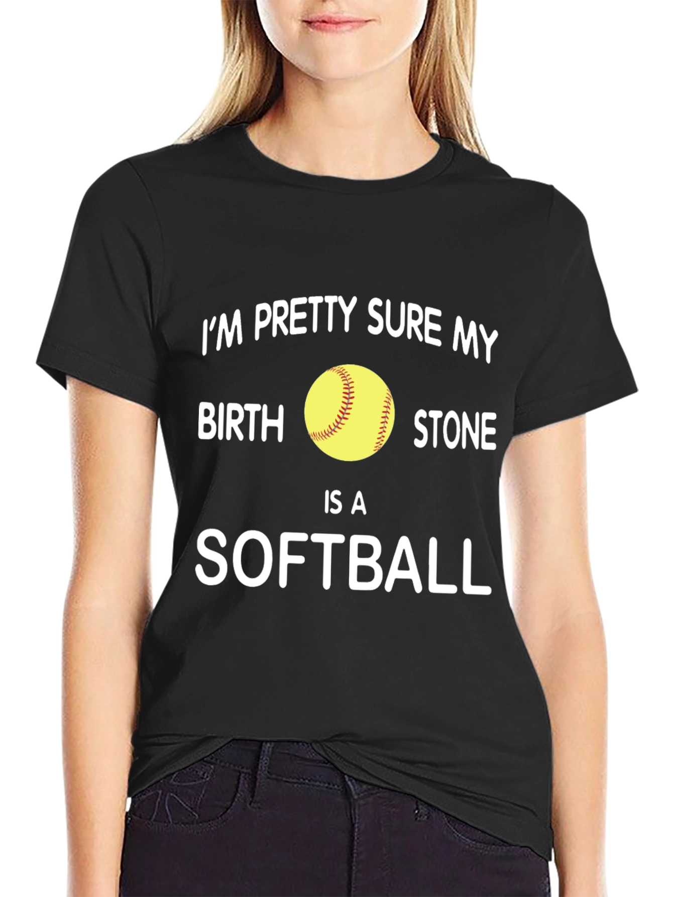 Softball Birthstone T-Shirt