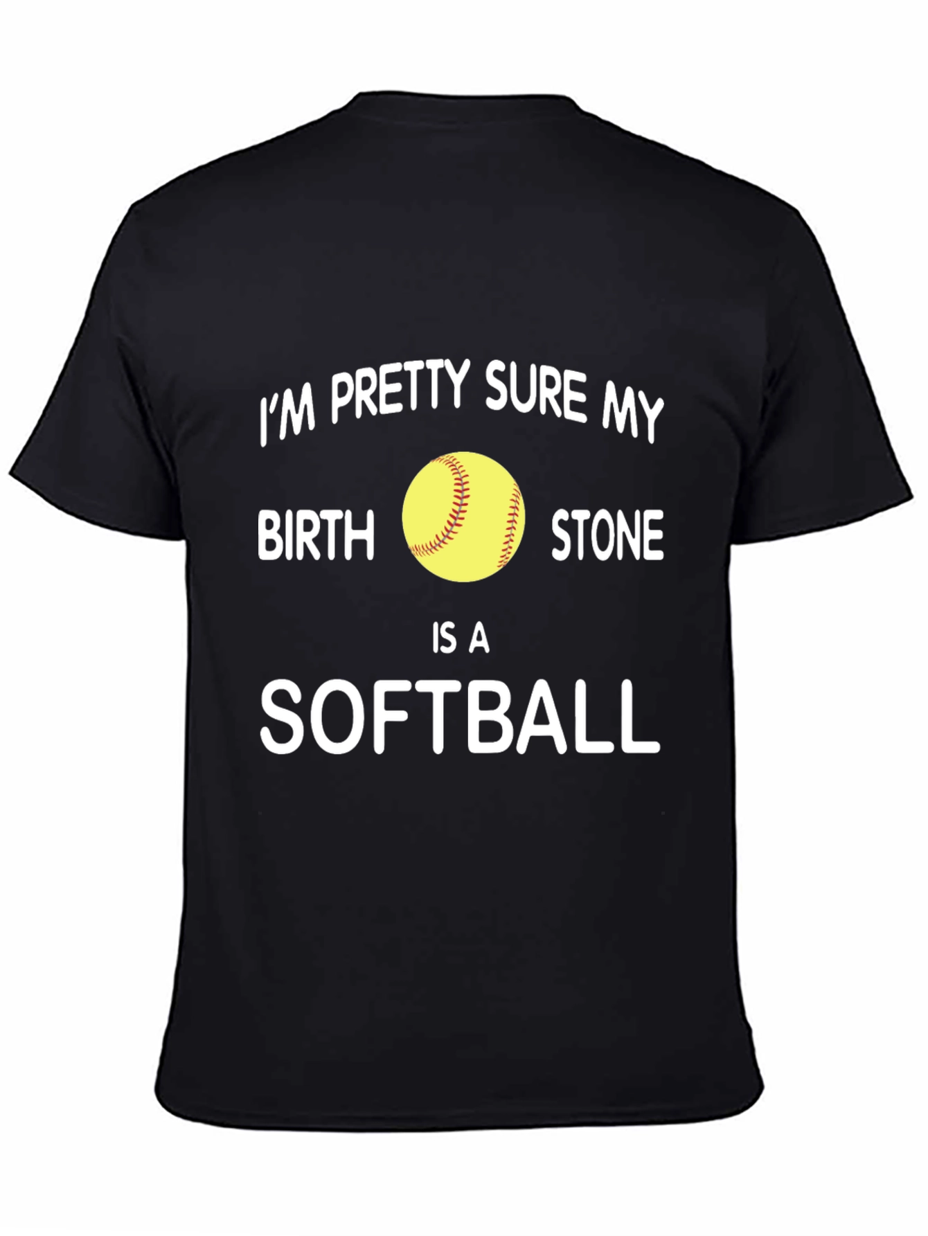 Softball Birthstone T-Shirt