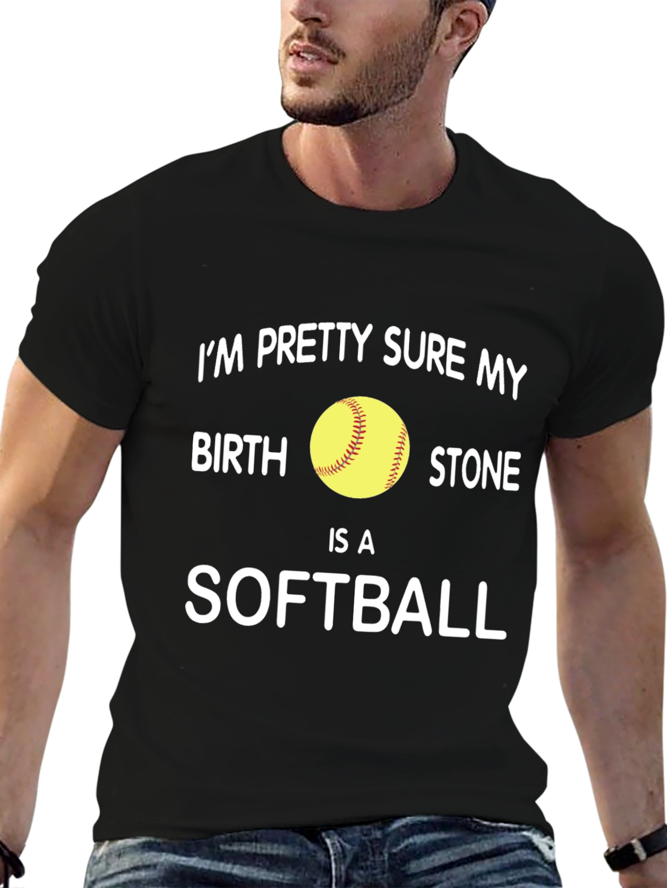 Softball Birthstone T-Shirt