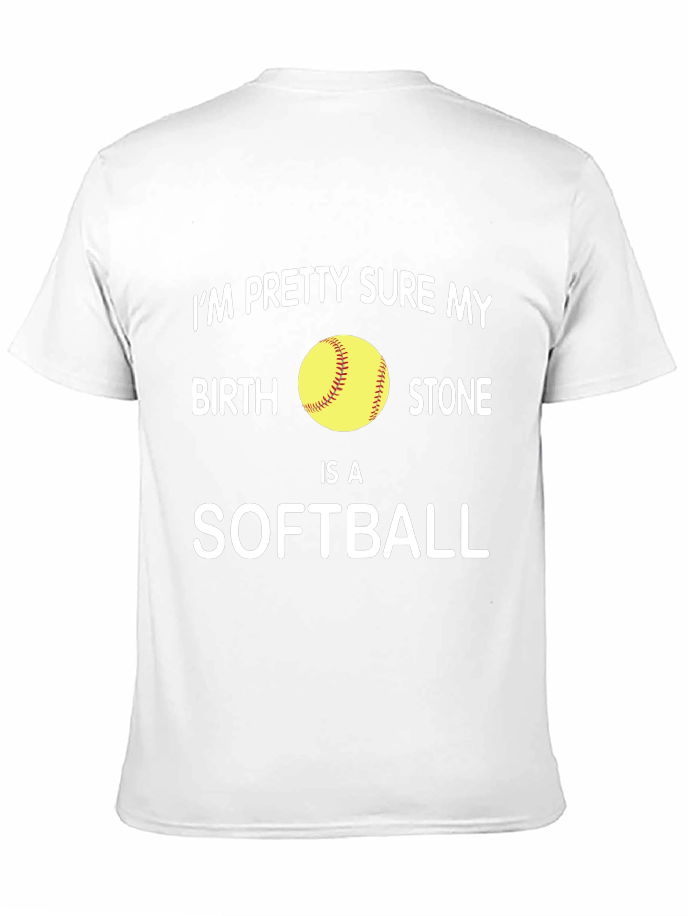 Softball Birthstone T-Shirt