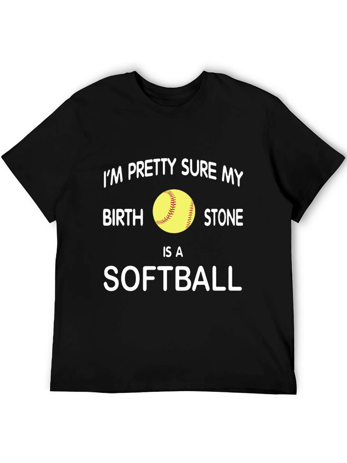 Softball Birthstone T-Shirt