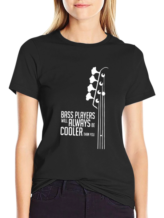 Cool Bass Player T-Shirt - Black