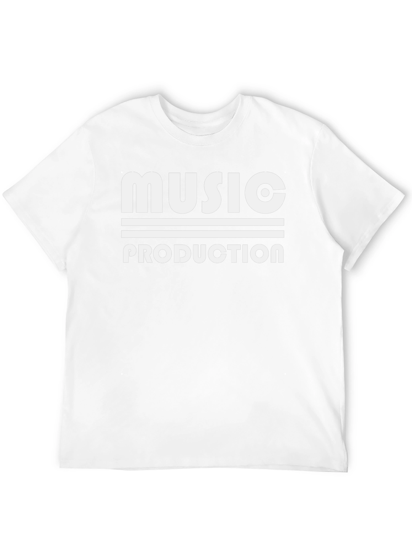 Music Production Graphic T-Shirt - Black