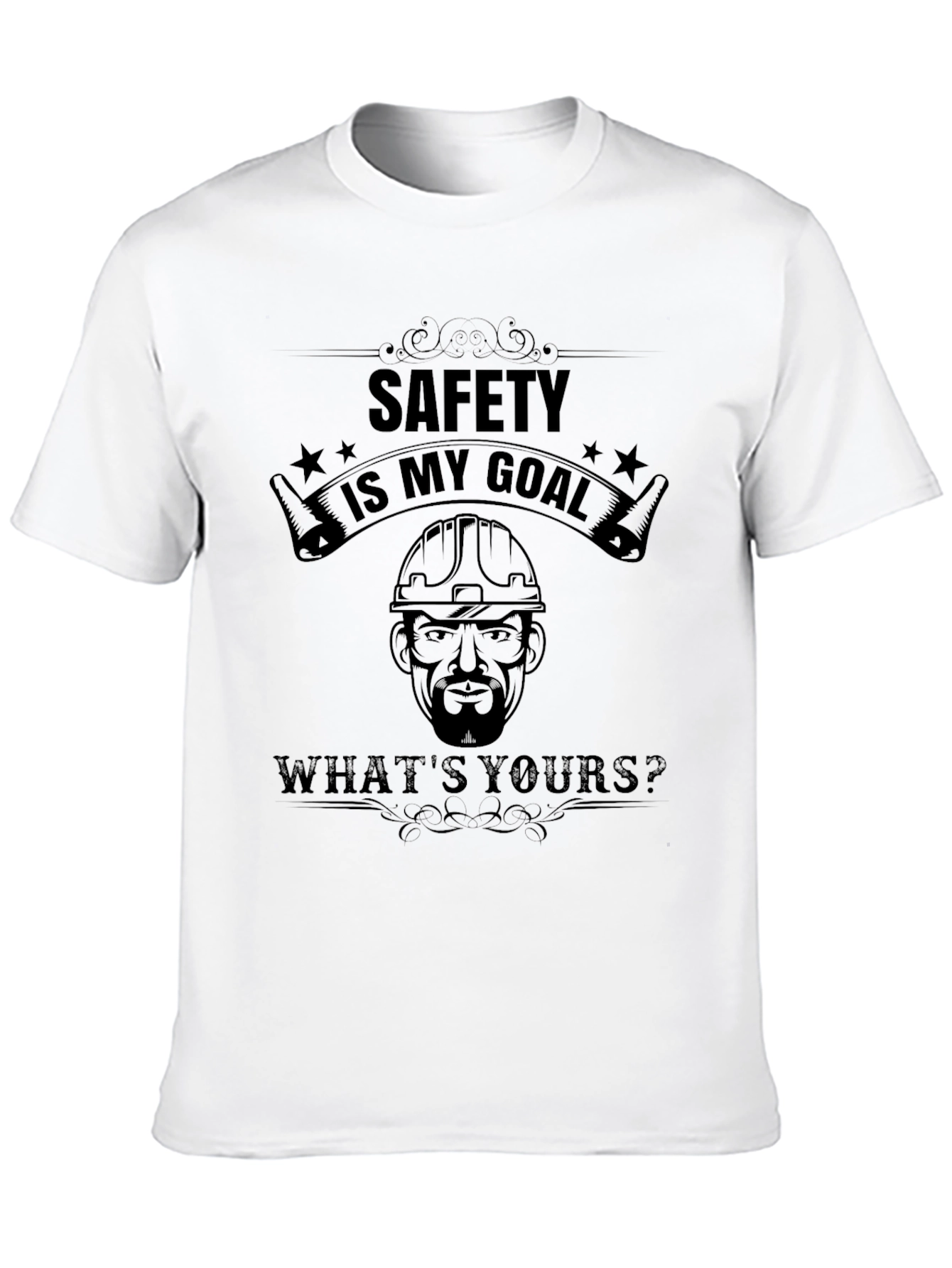 Safety Goal T-Shirt: Construction Worker Tee