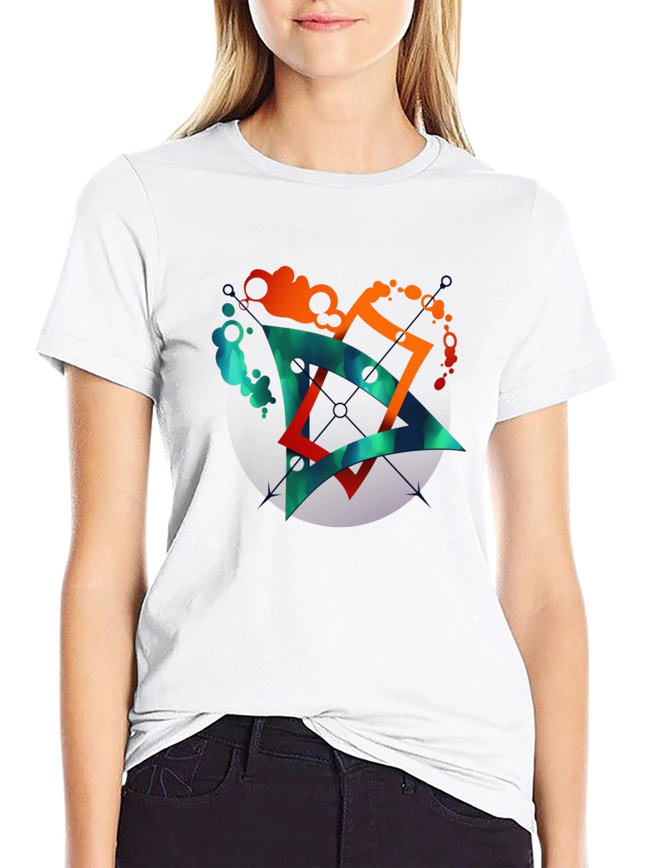 Abstract Geometric Art T-Shirt