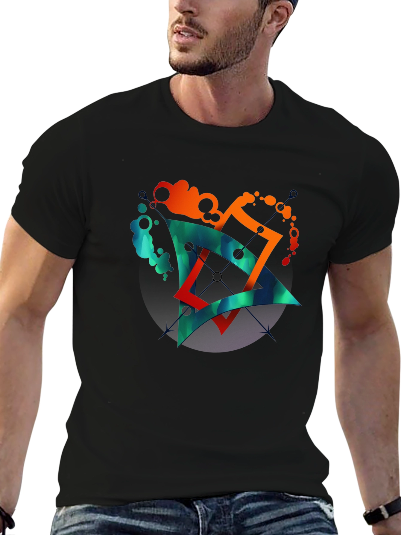 Abstract Geometric Art T-Shirt