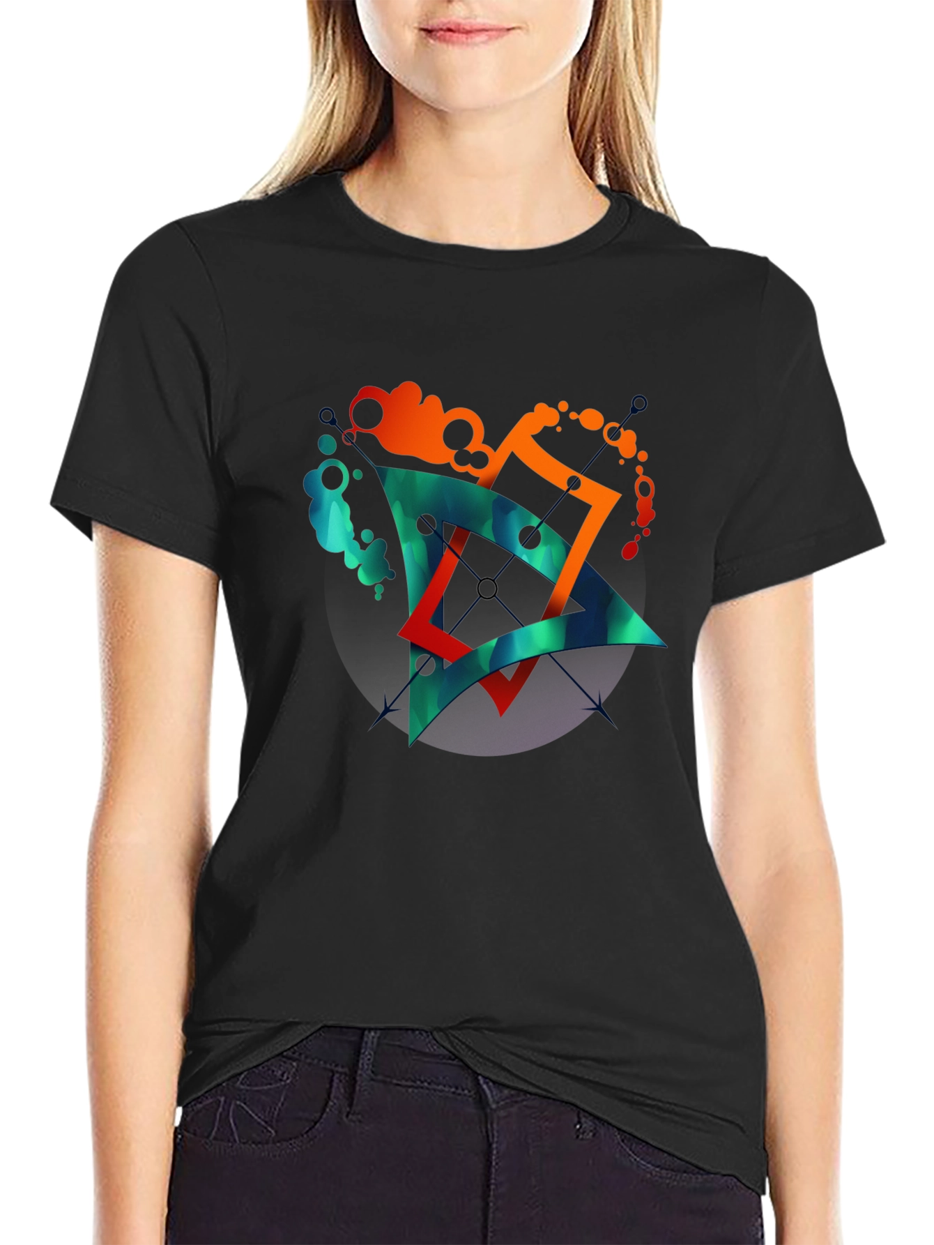Abstract Geometric Art T-Shirt