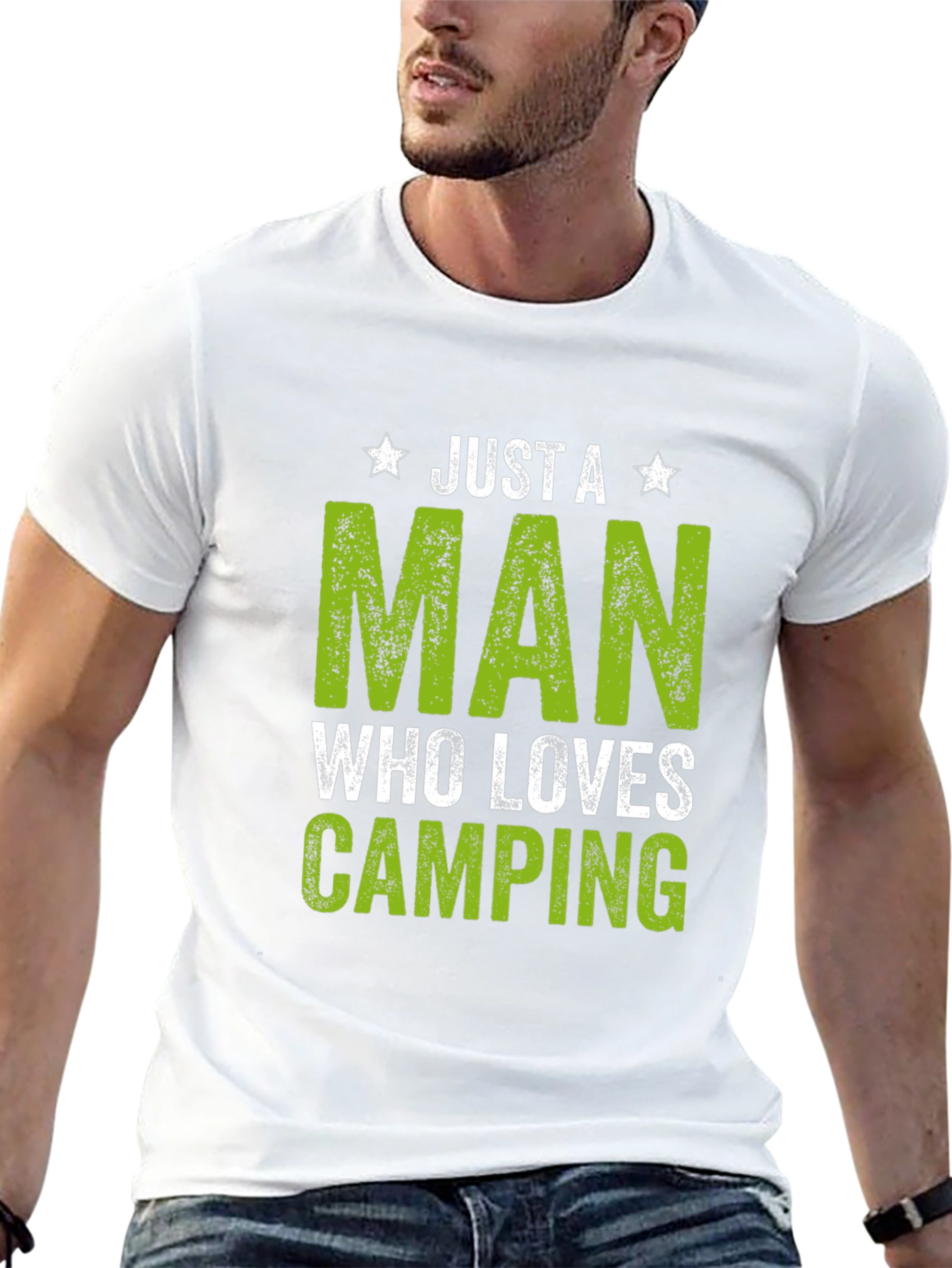 Just A Man Who Loves Camping T-Shirt