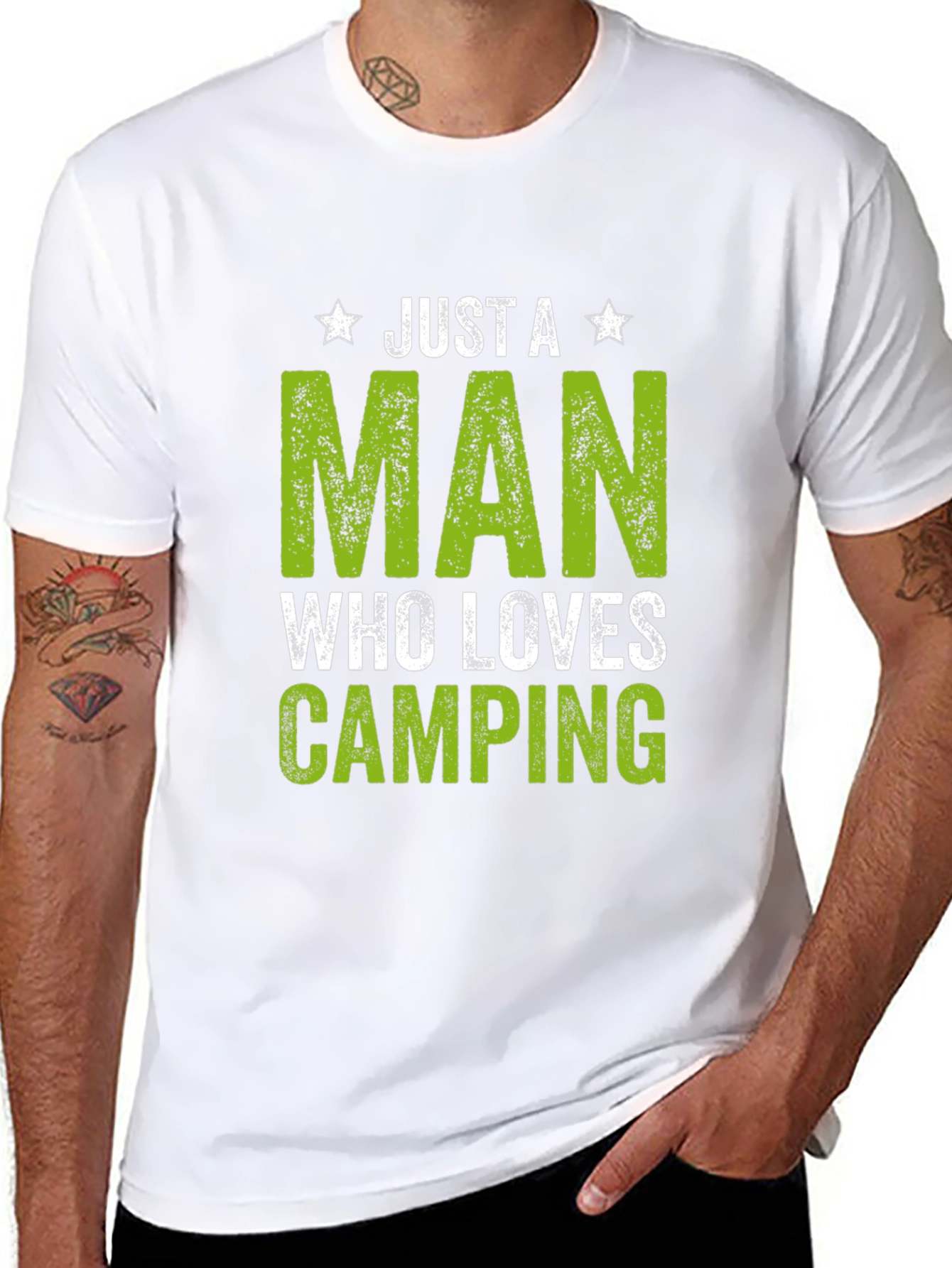 Just A Man Who Loves Camping T-Shirt