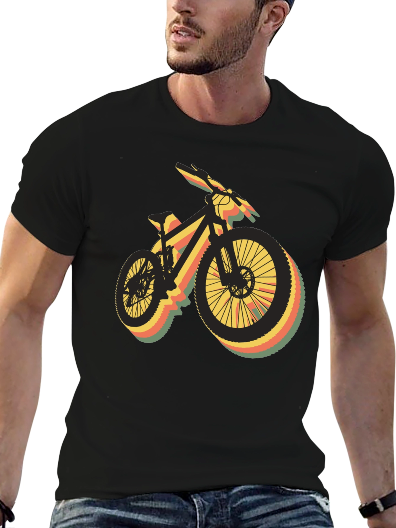 Retro Mountain Bike Graphic Tee