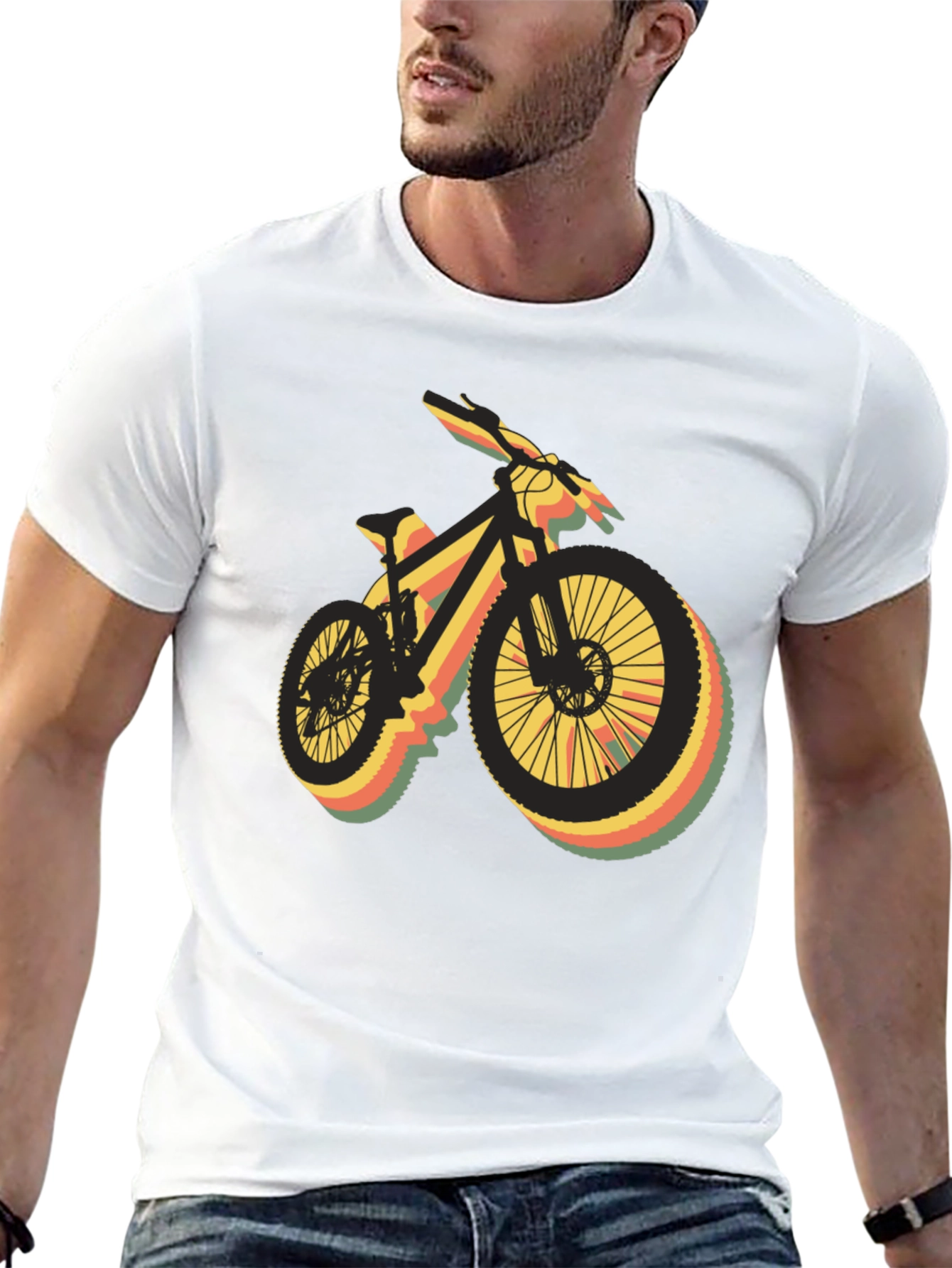 Retro Mountain Bike Graphic Tee